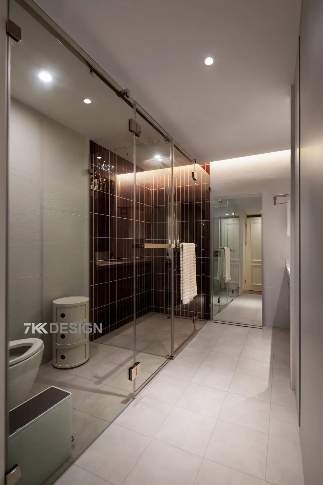 上海 145㎡美式双入户无主灯设计宅丨中国上海丨7KK DESIGN-52