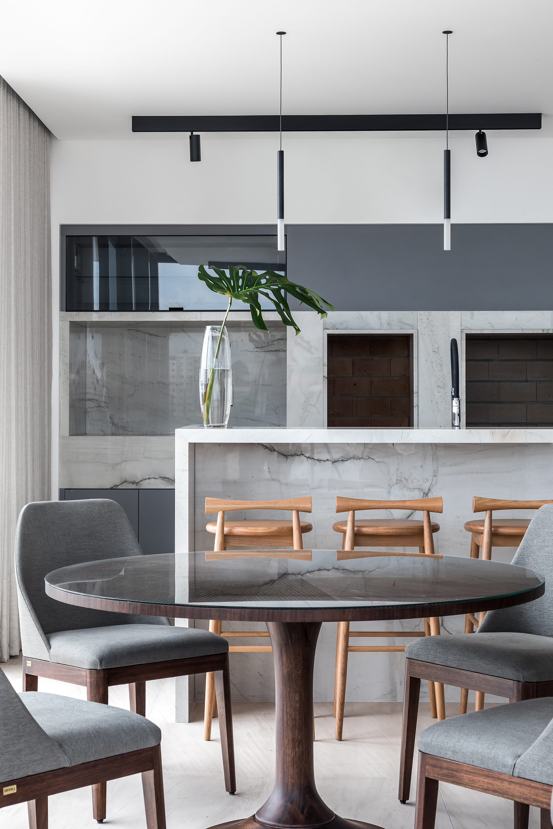 巴西极简主义之VA公寓样板房(2020)(Michel Macedo Arquitetos)设计-18