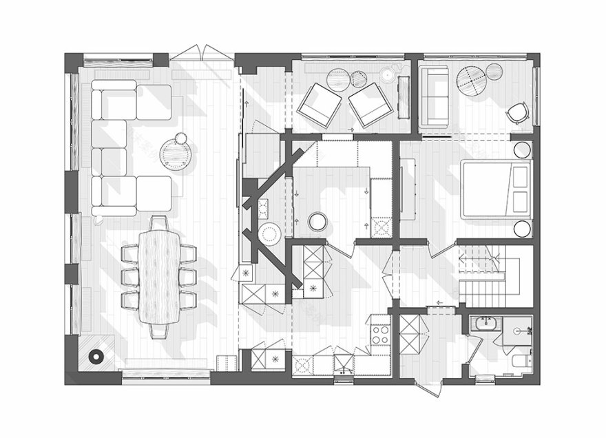 乌克兰基辅郊区现代木屋设计-20