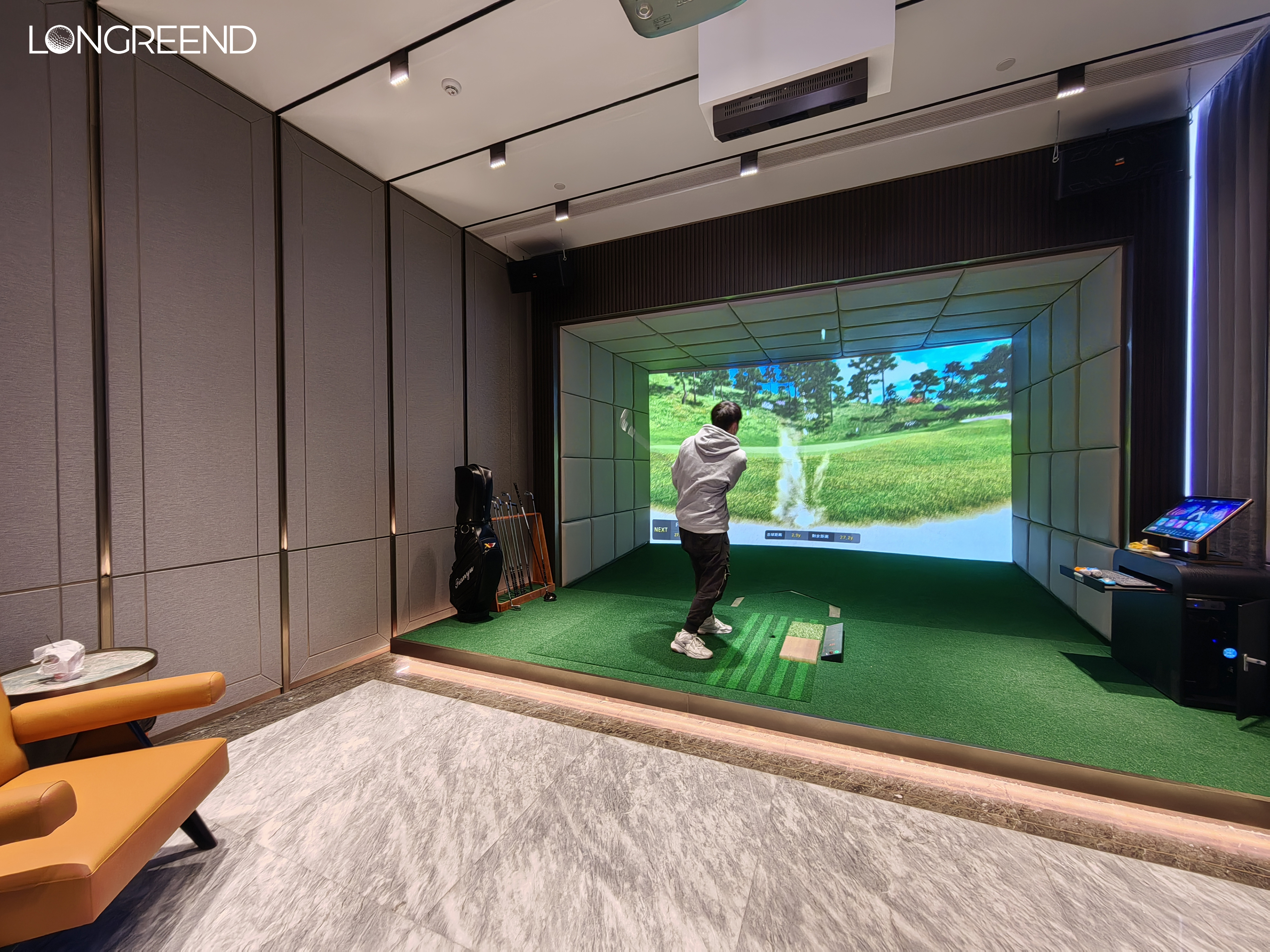 酒店室内高尔夫设施引入项目丨法国-14