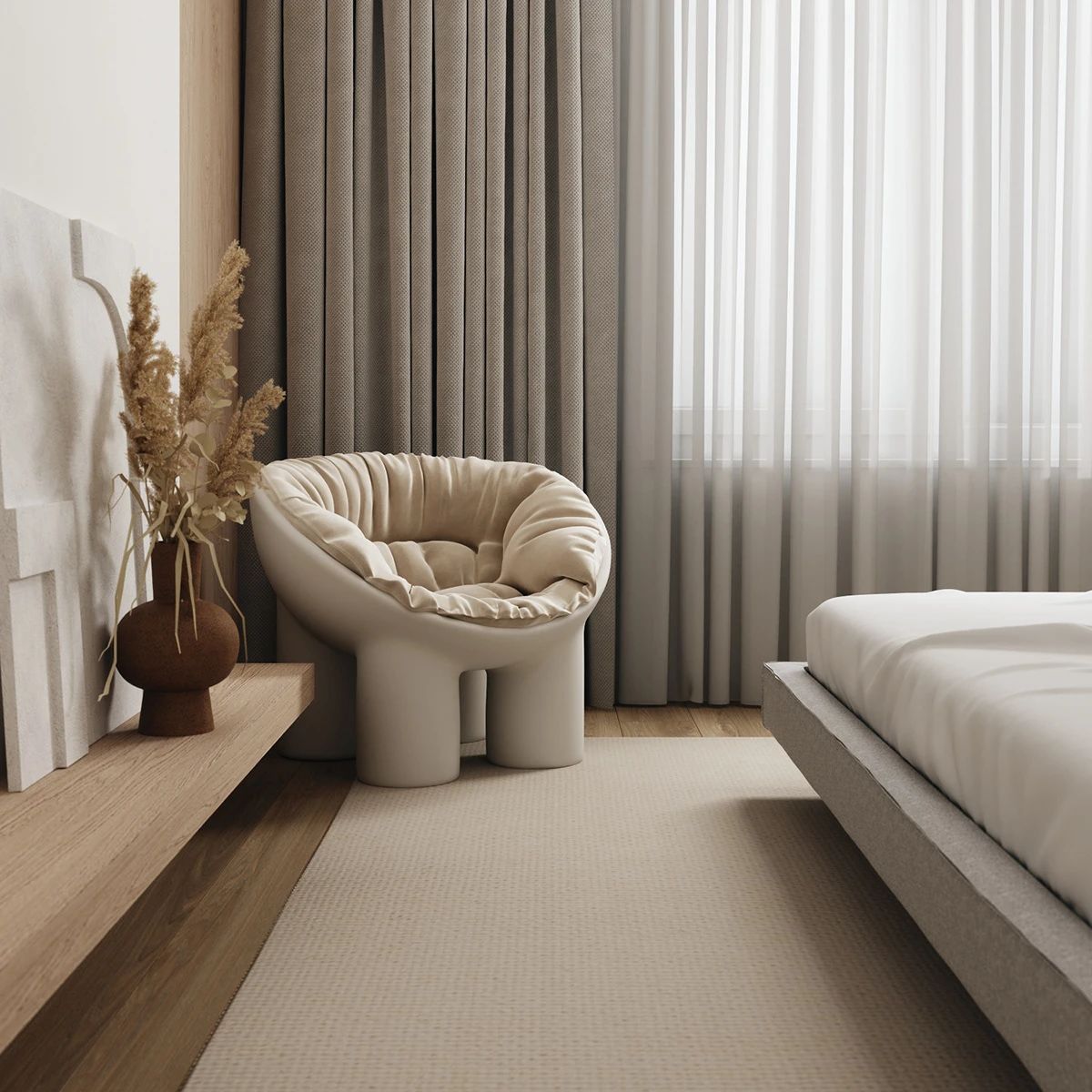 现代简约素雅的居住空间丨Artem Rechitsky-15