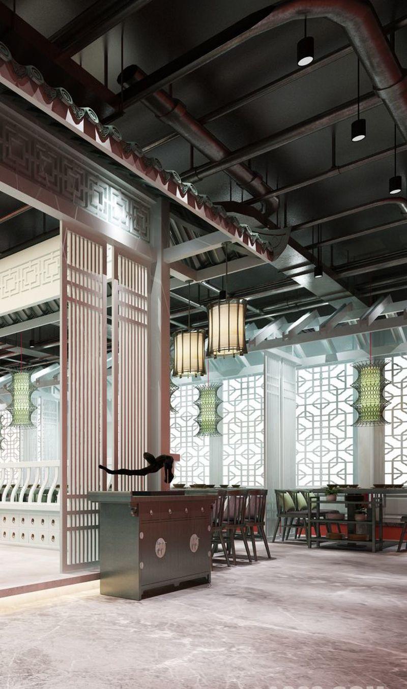 温州新中式餐厅设计 | 世墨易雲中式设计事务所-9