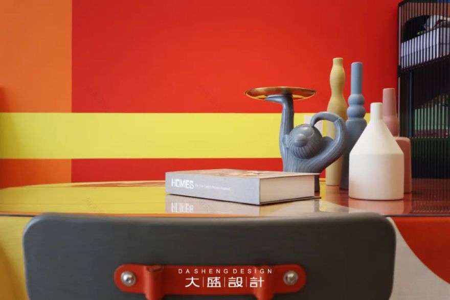 南宁 96㎡孟菲斯风格家居,色彩斑斓的甜蜜空间-47