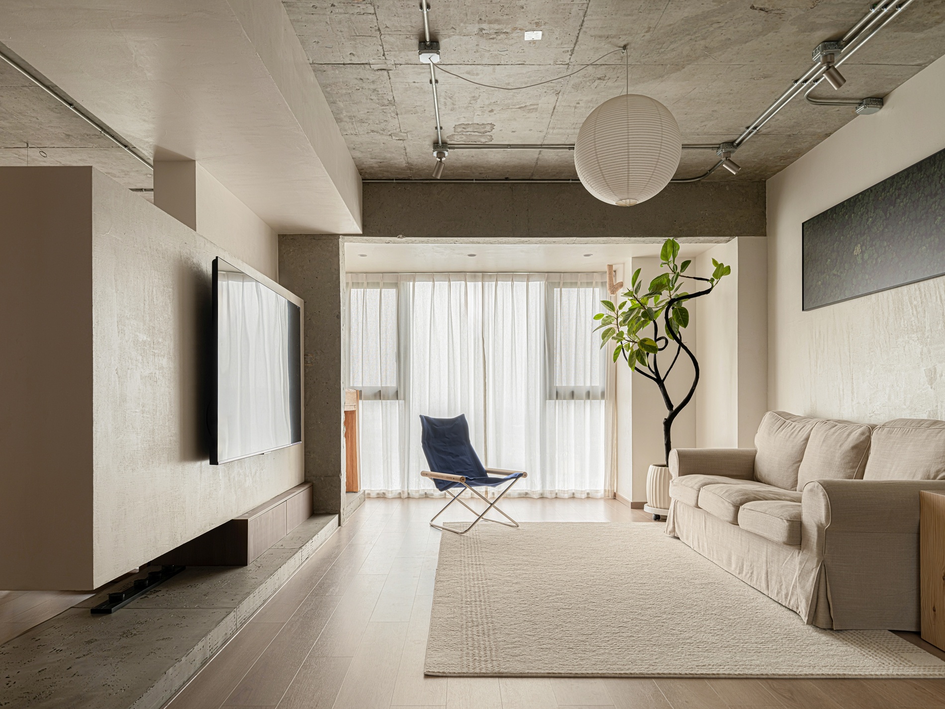 《木序》124㎡原木工业风丨中国成都丨宏福樘设计-7