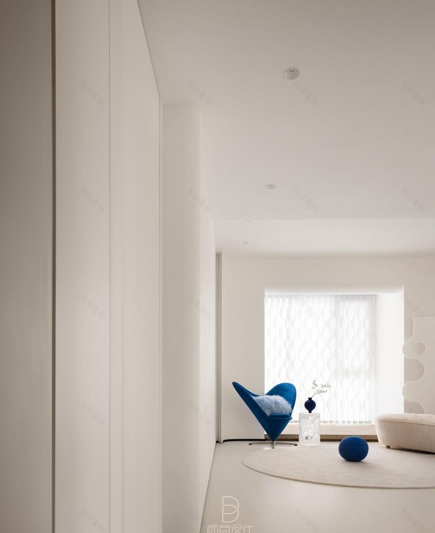 纯白极简空间,106㎡昏暗老房逆袭之路-6