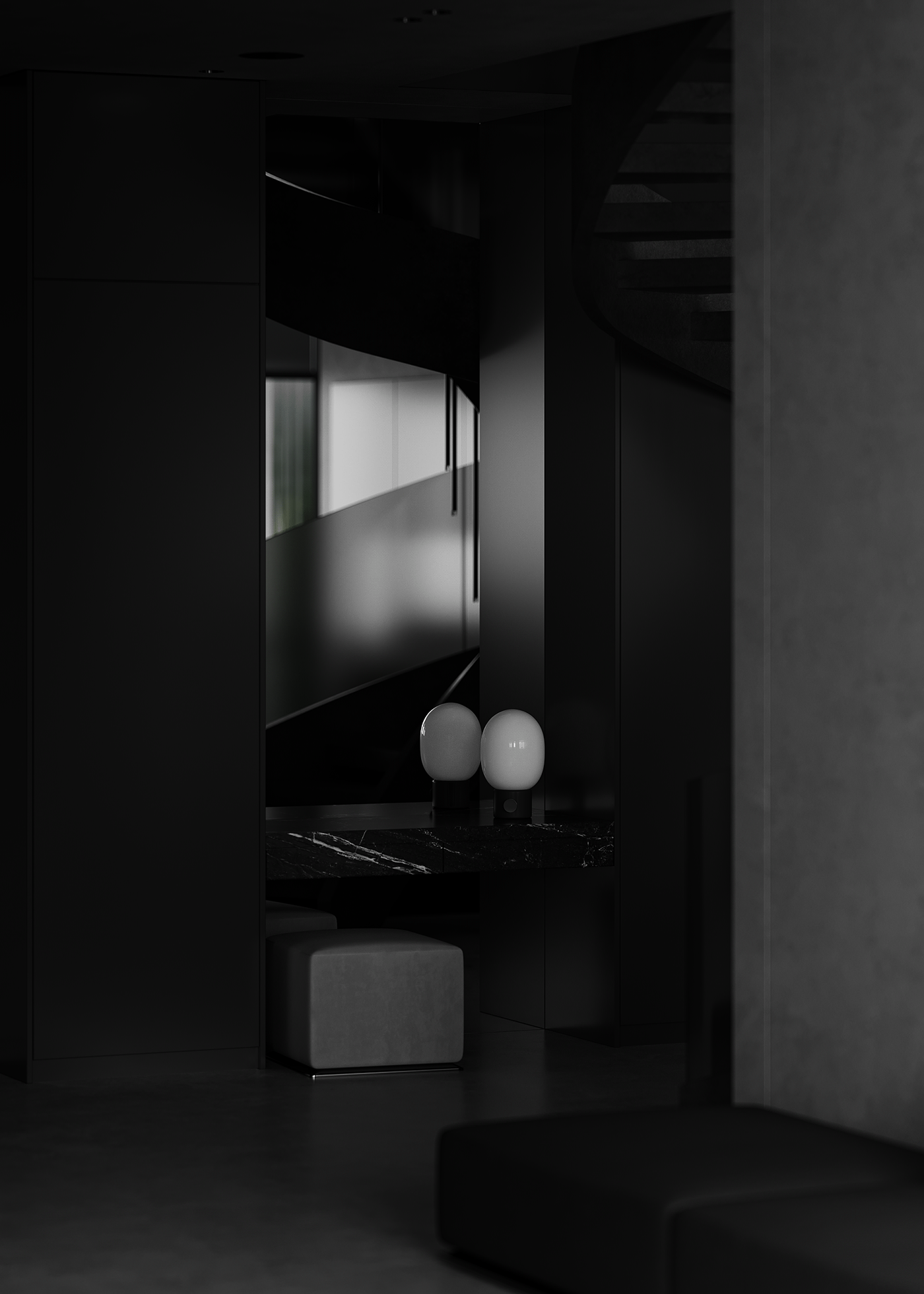 130平 高级黑色系空间，超赞！-27