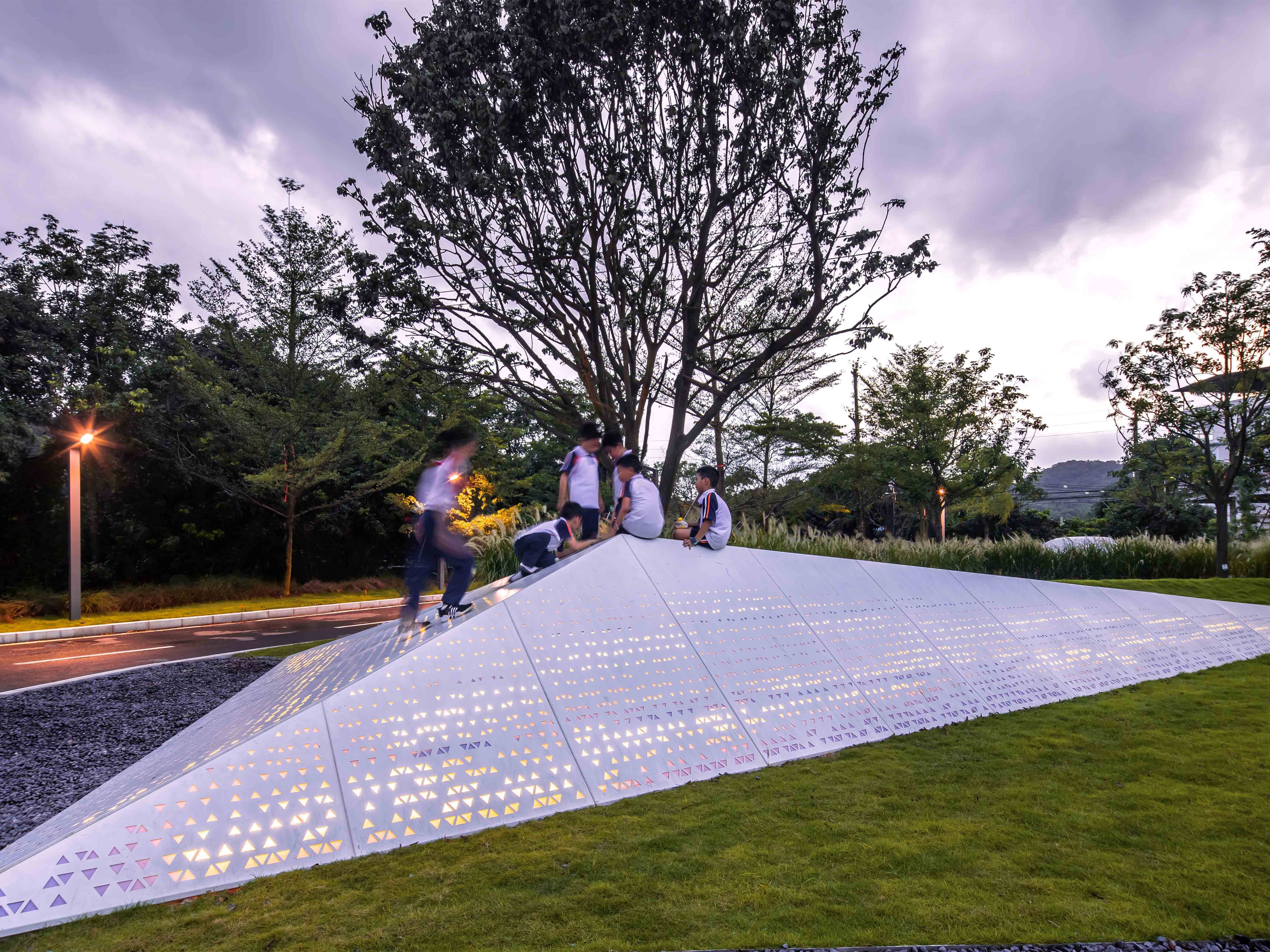 广州黄登社区旧改签约中心景观丨中国广州丨UPON 莆上设计事务所-3