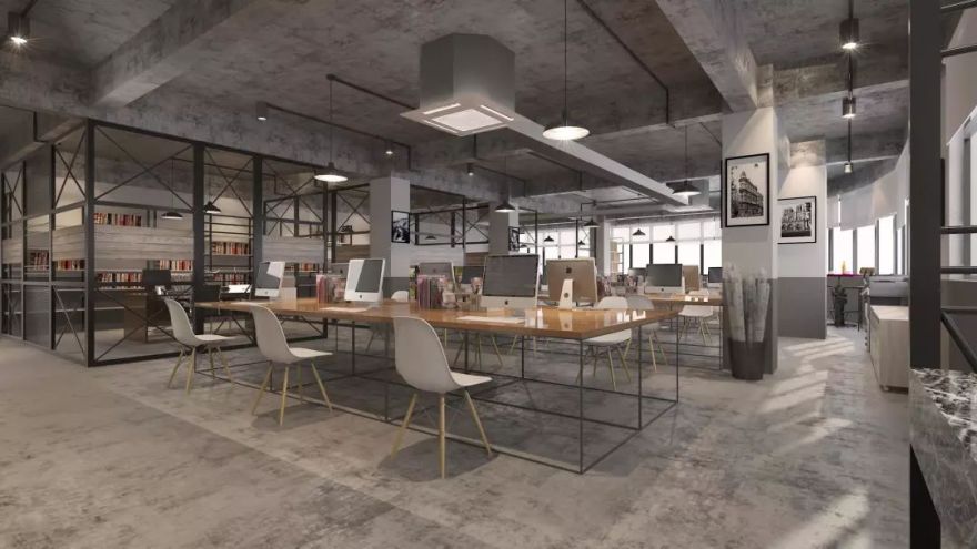 工业风家居设计,水泥灰的浪漫魅力-28