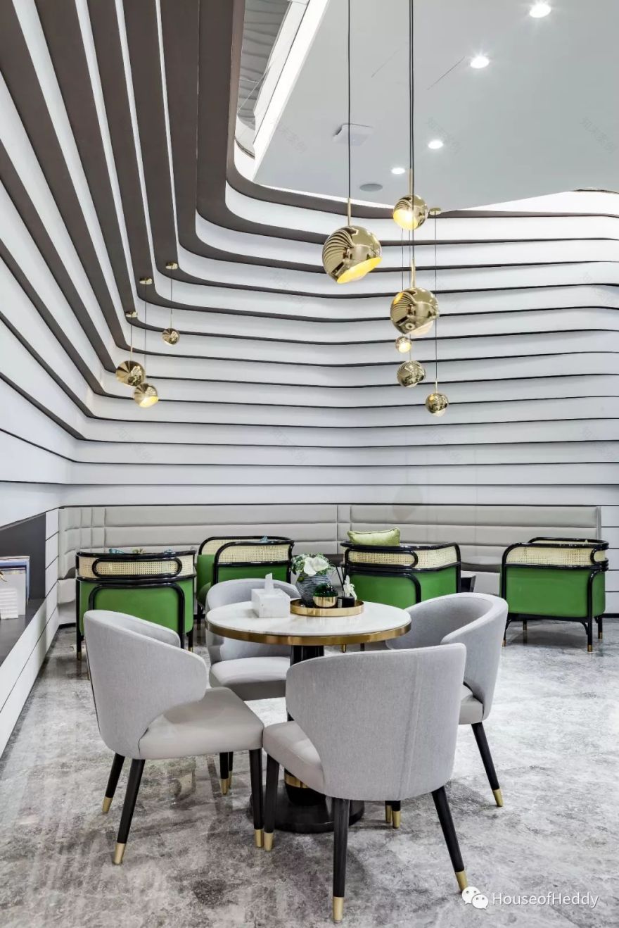 首发 | 龙湖 · 九里晴川 · 揽境 | 绿意未来感的销售中心-86