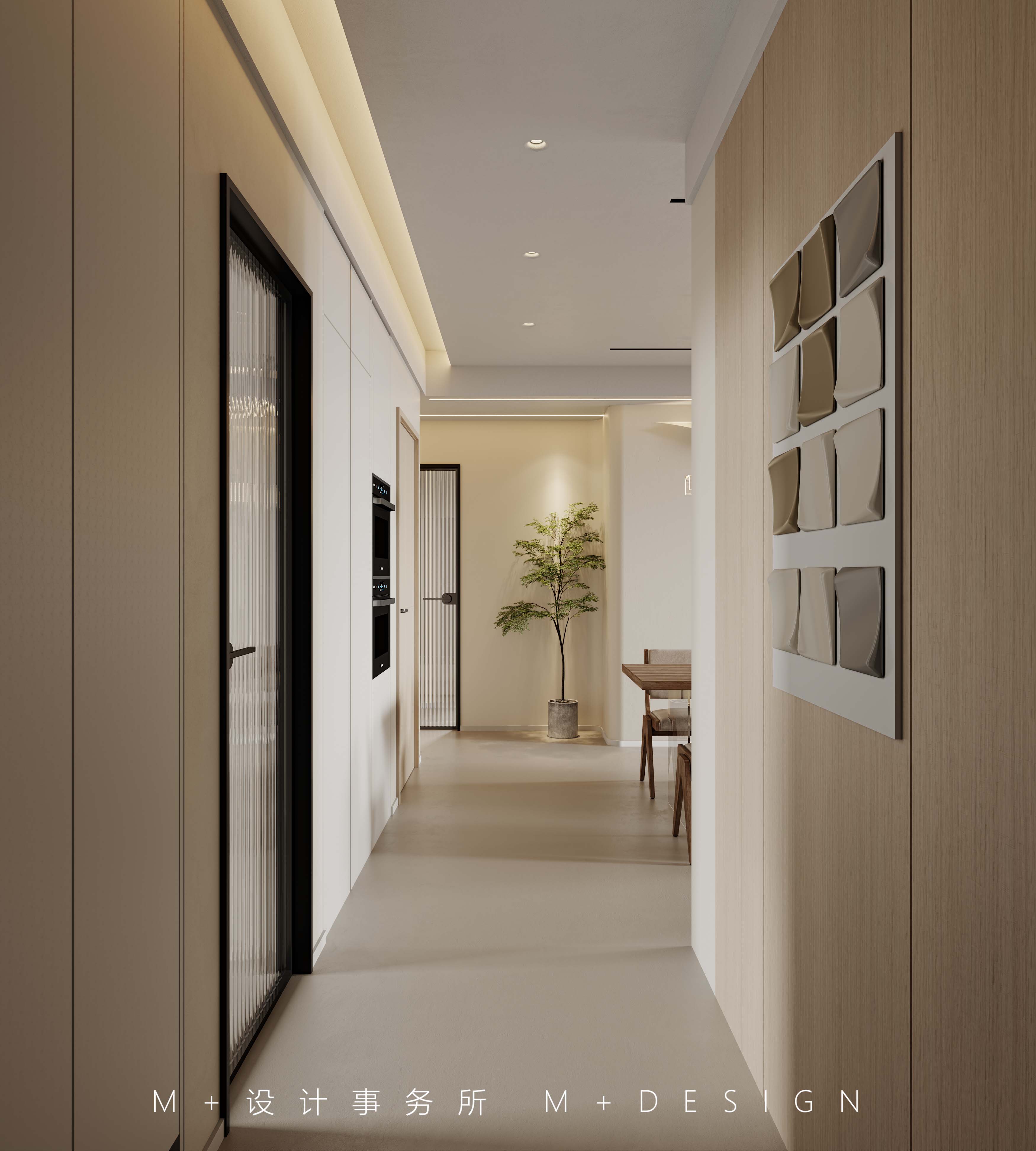 现代奶油风的理想家丨中国长沙丨长沙美加空间创意设计事务所-16