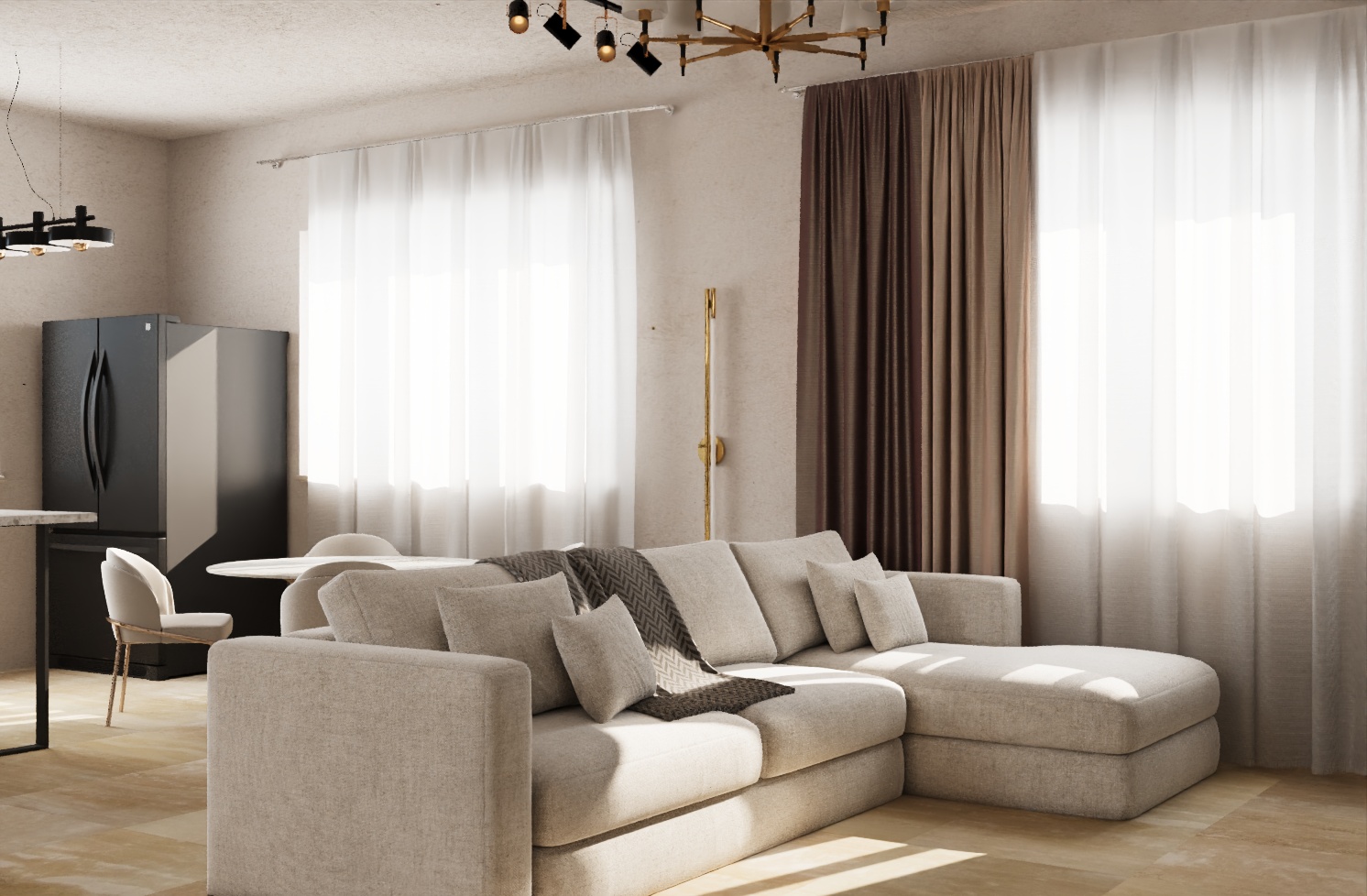 Warm Minimal Interior | Ground Floor-8