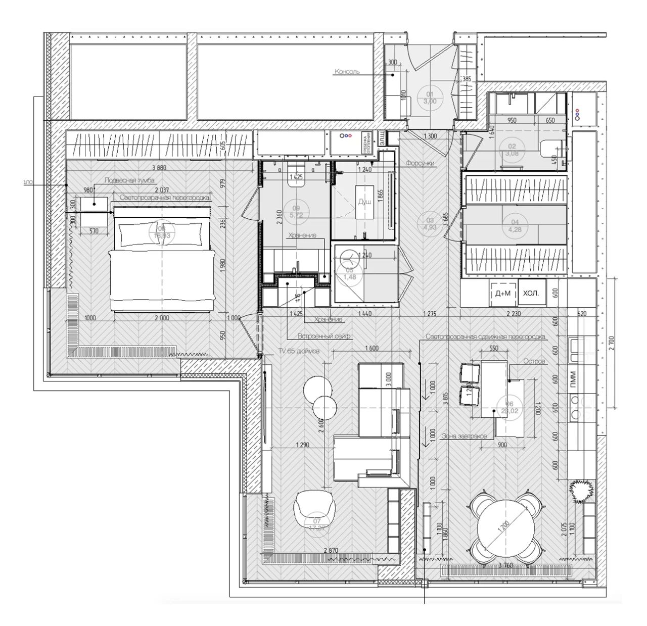 现代简约公寓设计丨MART Architects-94