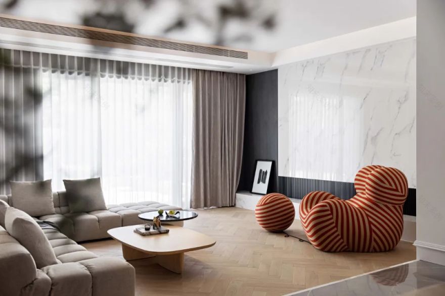 极简古典 · 宁波 700㎡别墅私宅的诗意设计丨中国宁波丨茧界设计(上海)有限公司-23