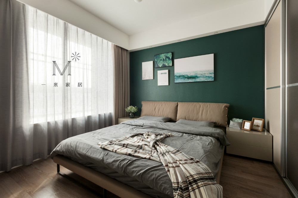 一米家居打造 150㎡现代简约清新空间-13