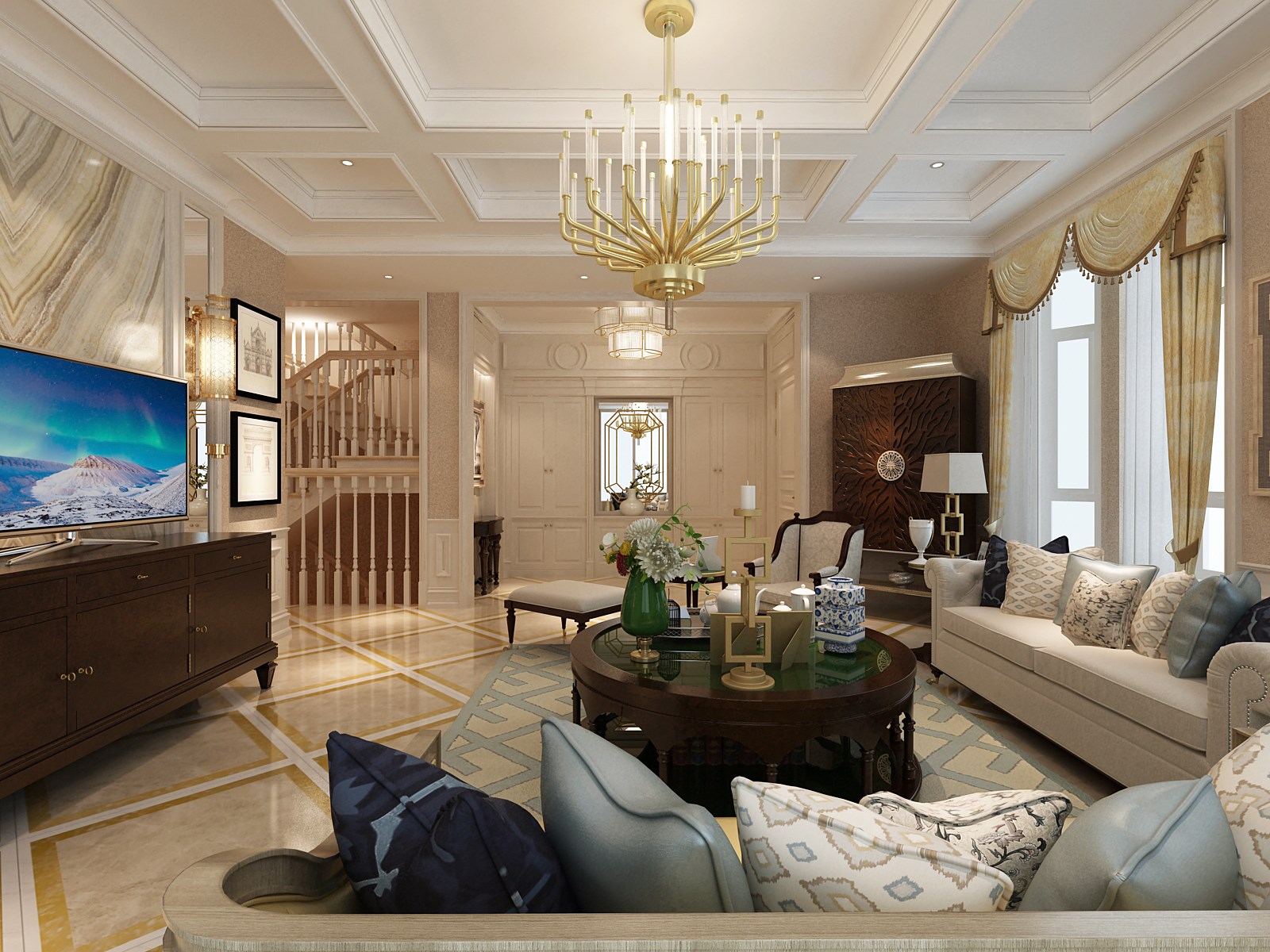 马鞍山英郡领域联排别墅李先生宅邸-3