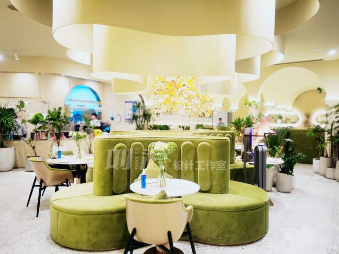 网红餐厅设计 西餐厅 花园餐厅 餐饮设计公司 商业设计-11