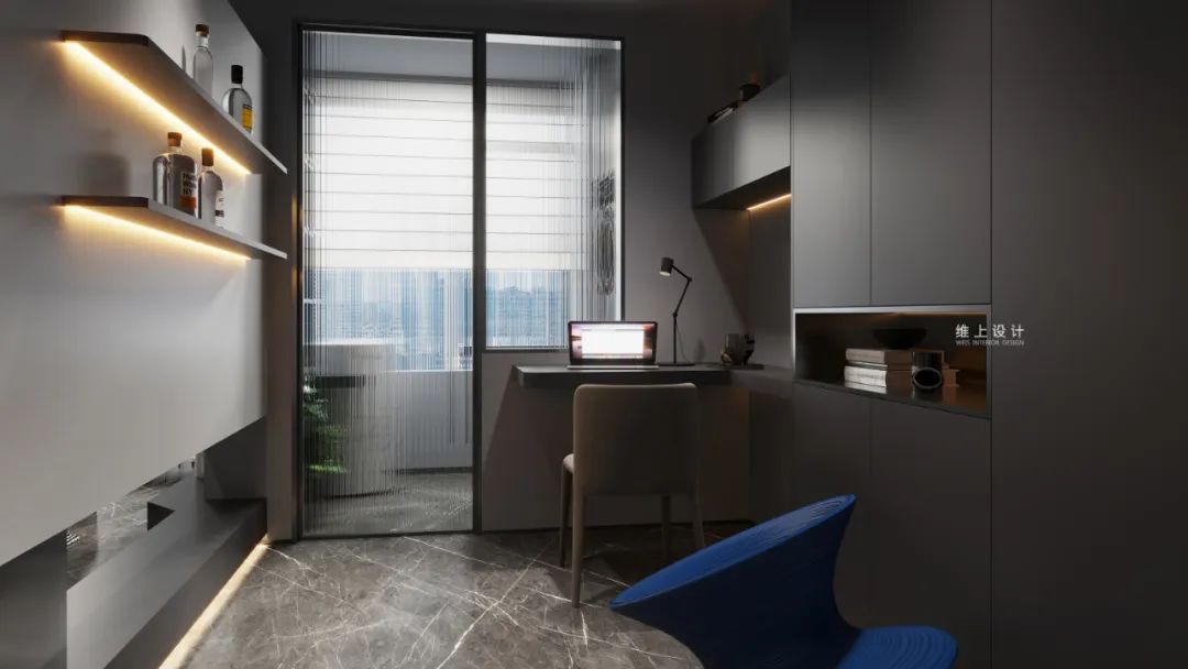 暗调高级质感私宅丨中国福州丨维上设计-24