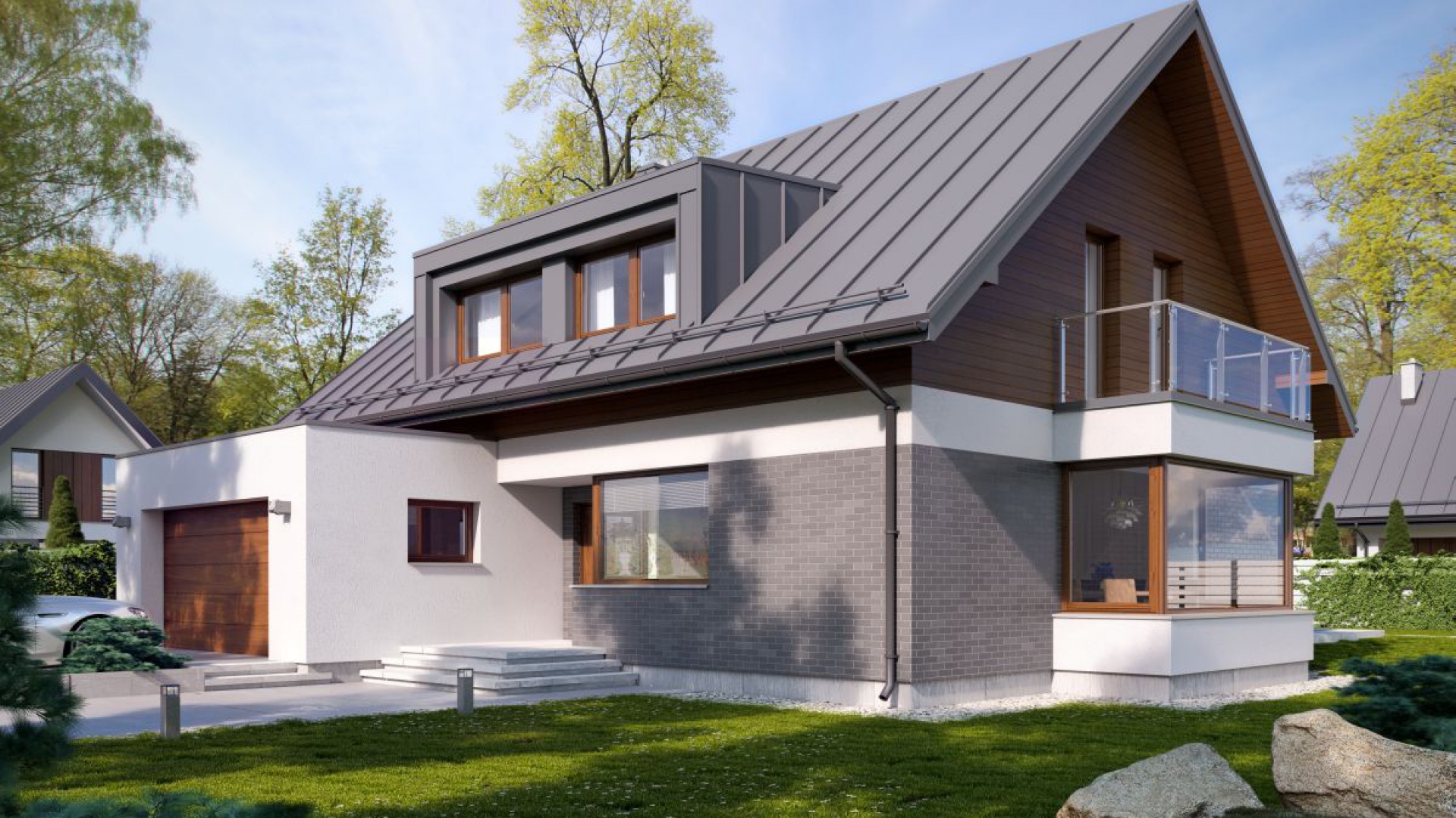 Фасад дома + проект на 160 кв. м | 13 фото-8