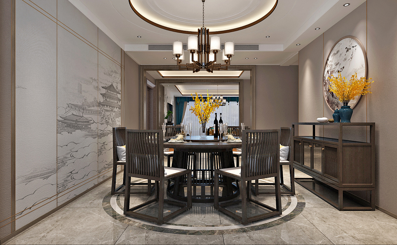 山水意境中的新中式设计-10