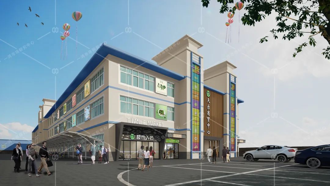 农贸市场设计案例｜乡镇市场的谋新之路——所前农贸市场！-128