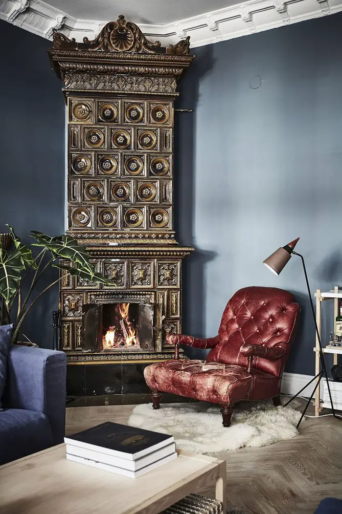 巴洛克蓝调双卧公寓-7