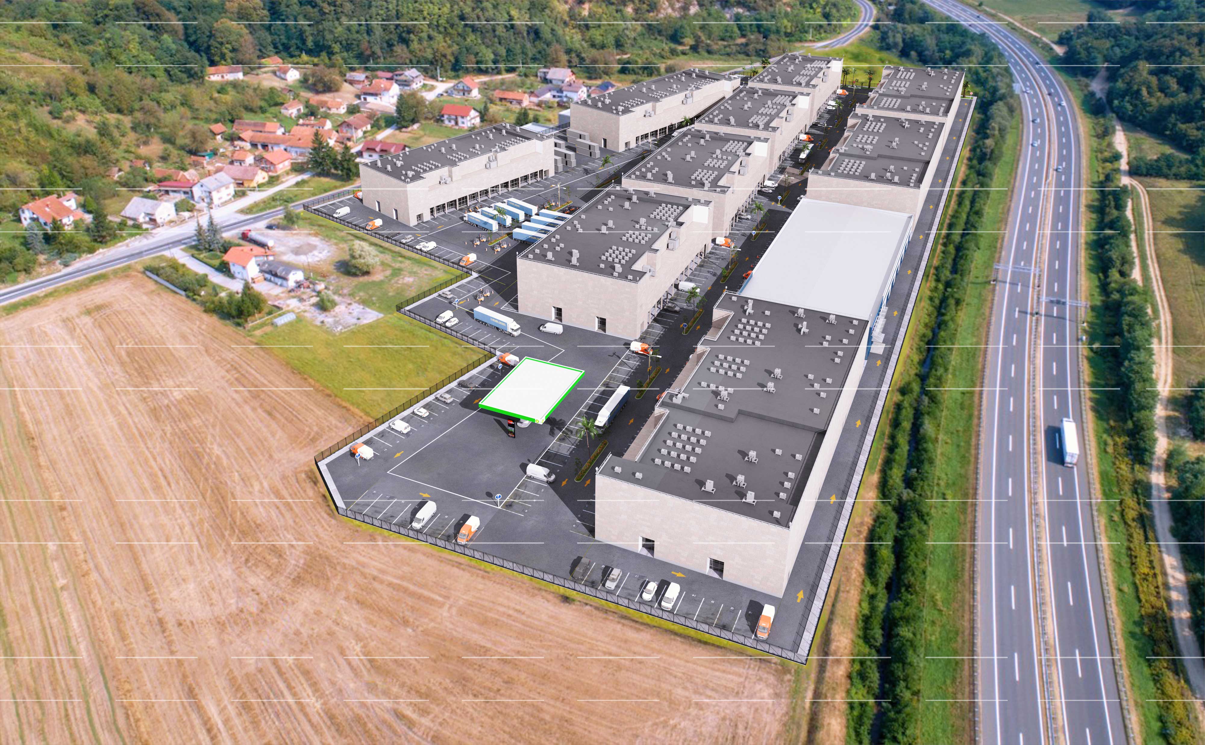 3D 渲染仓库室内可视化设计丨奥地利丨WAREHOUSE CGI-9