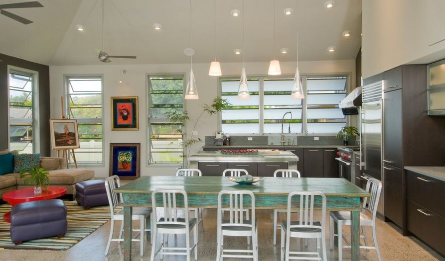 Industrialize Your Dining Room With Metal Dining Chairs-4