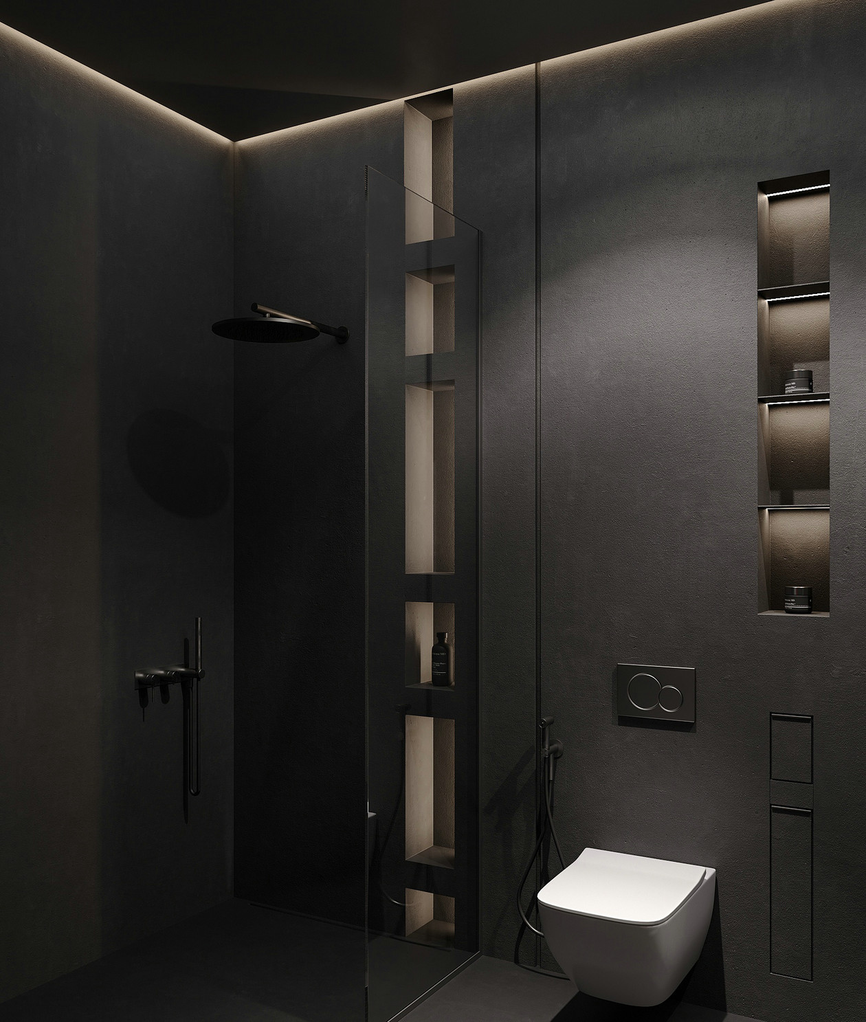 132㎡黑色系住宅设计-25