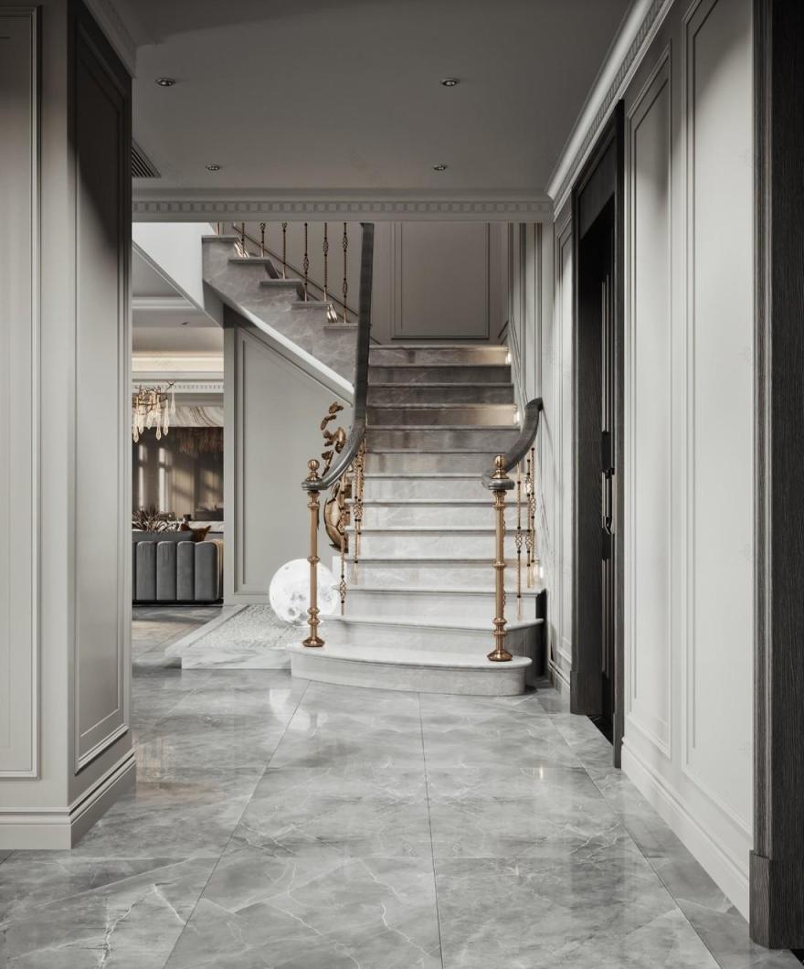 Hzoom 一蒙空间设计事务所打造优雅别墅,打破常规布局-11