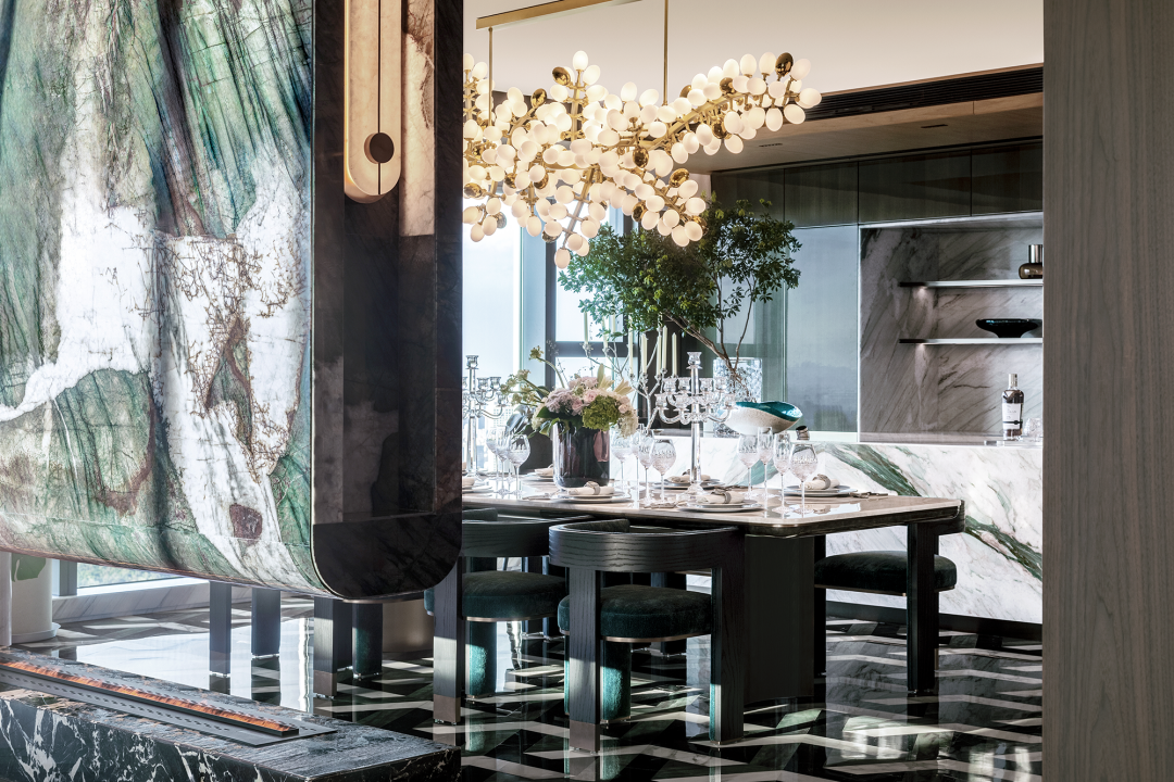 【原创】格致设计出品｜1500㎡意式轻奢空中别墅-122