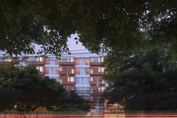 泰国 TwoThree 酒店室内日光床设计丨泰国曼谷丨Design in Motion-53