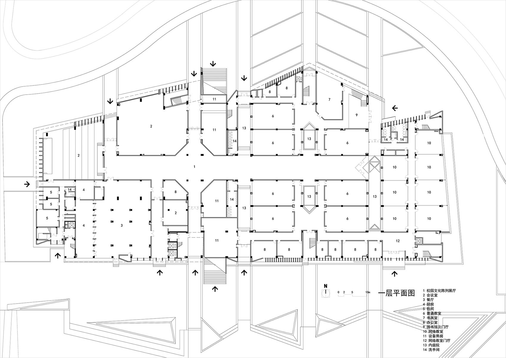 江西建设职业技术学院信息综合楼丨中国南昌丨华南理工大学建筑设计研究院有限公司陶郅工作室-63