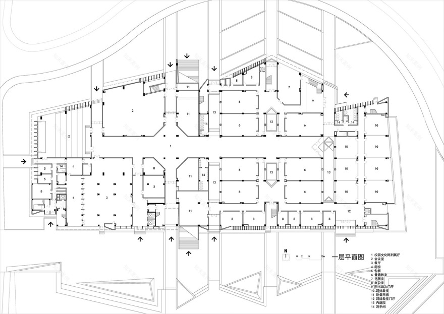 江西建设职业技术学院信息综合楼丨中国南昌丨华南理工大学建筑设计研究院有限公司陶郅工作室-63