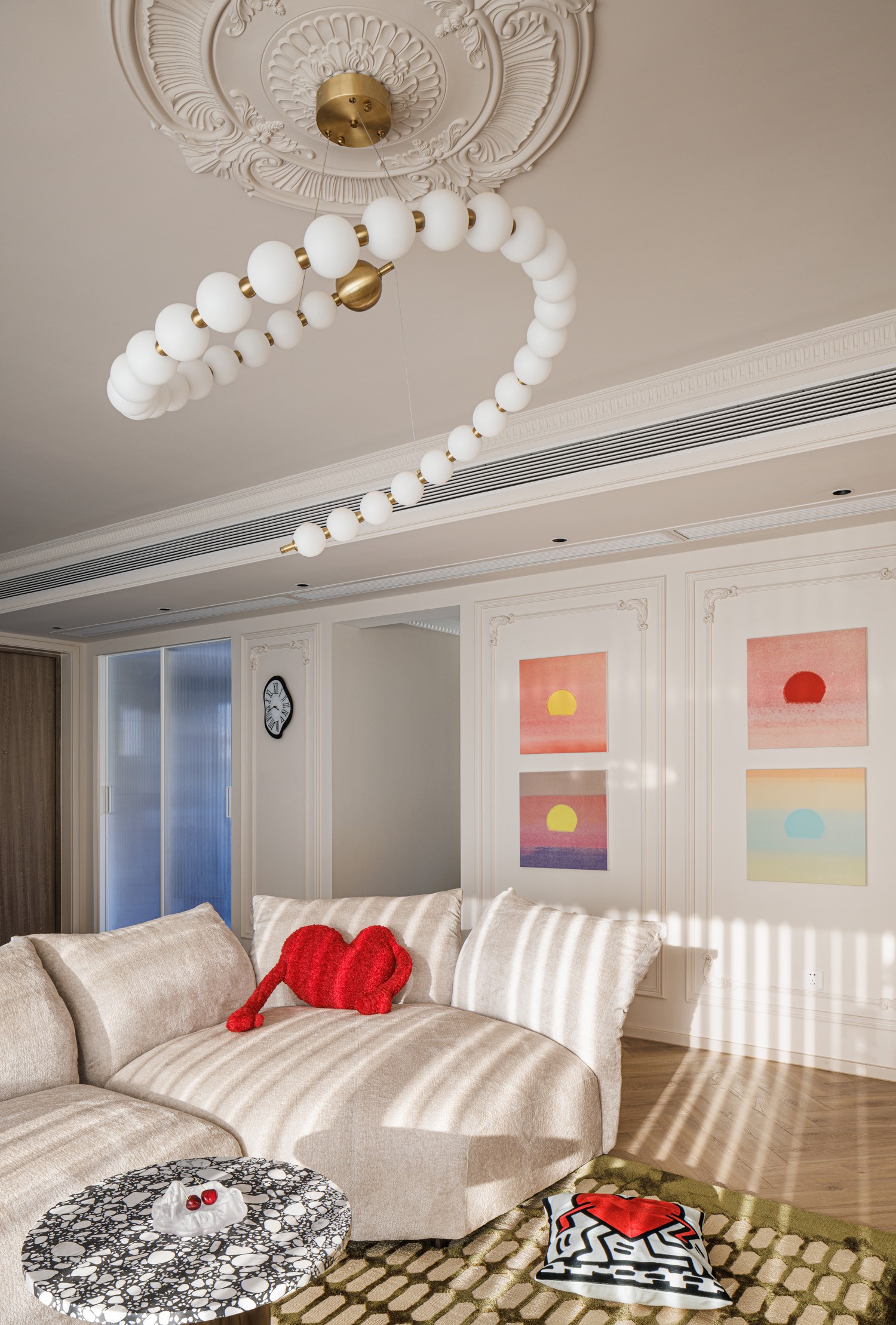 轻法式温馨宅邸丨中国重庆丨琢信装饰-6