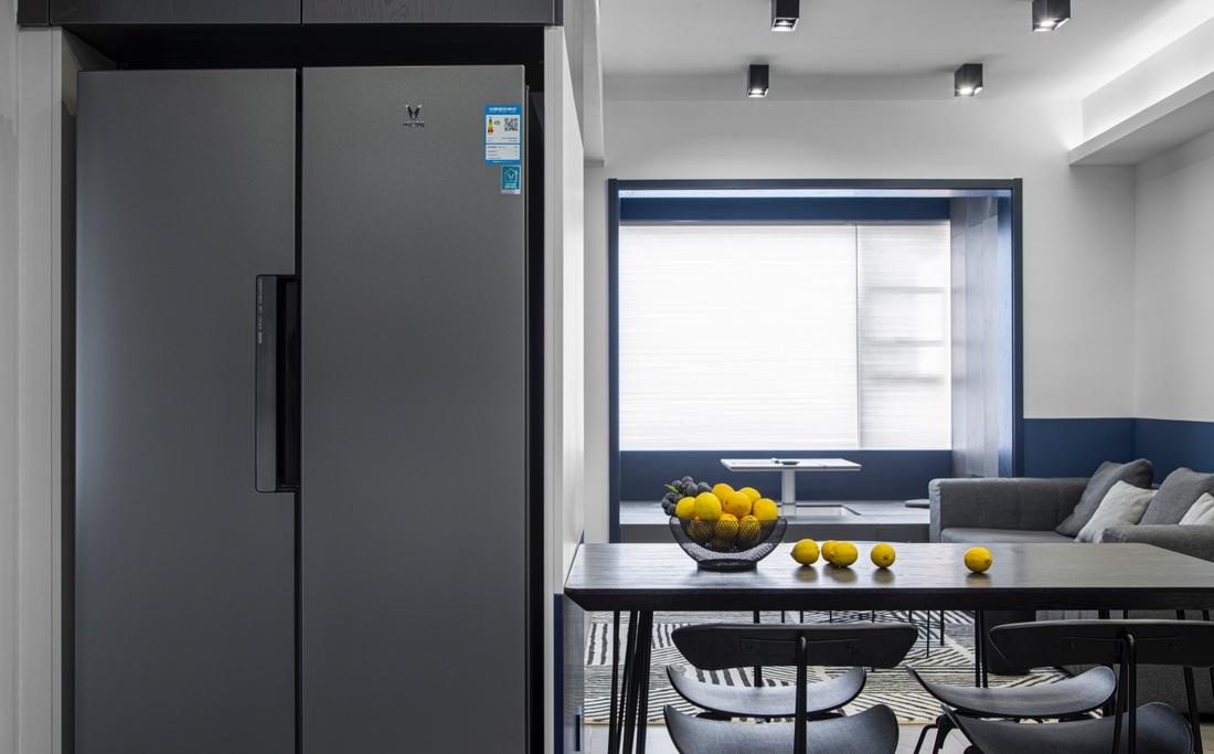 蔚木未来室内建筑设计丨平层丨沉 浸 | 暮色邃蓝-22