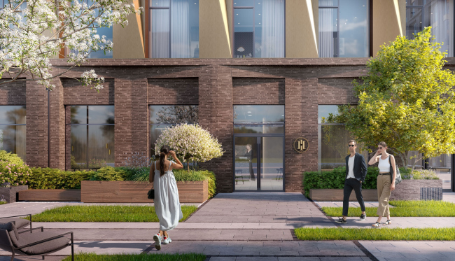 ЖК «1й Нагатинский»景观美化项目丨俄罗斯莫斯科丨Бюро А4-24