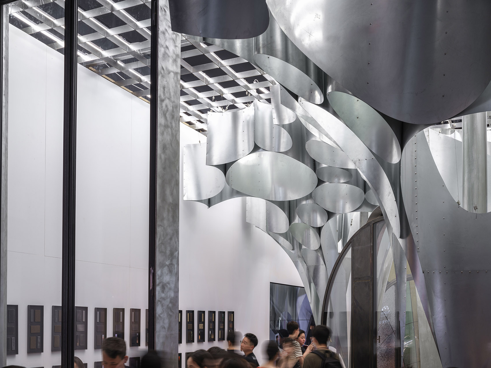 上海“流动的金属”展亭丨中国上海-18