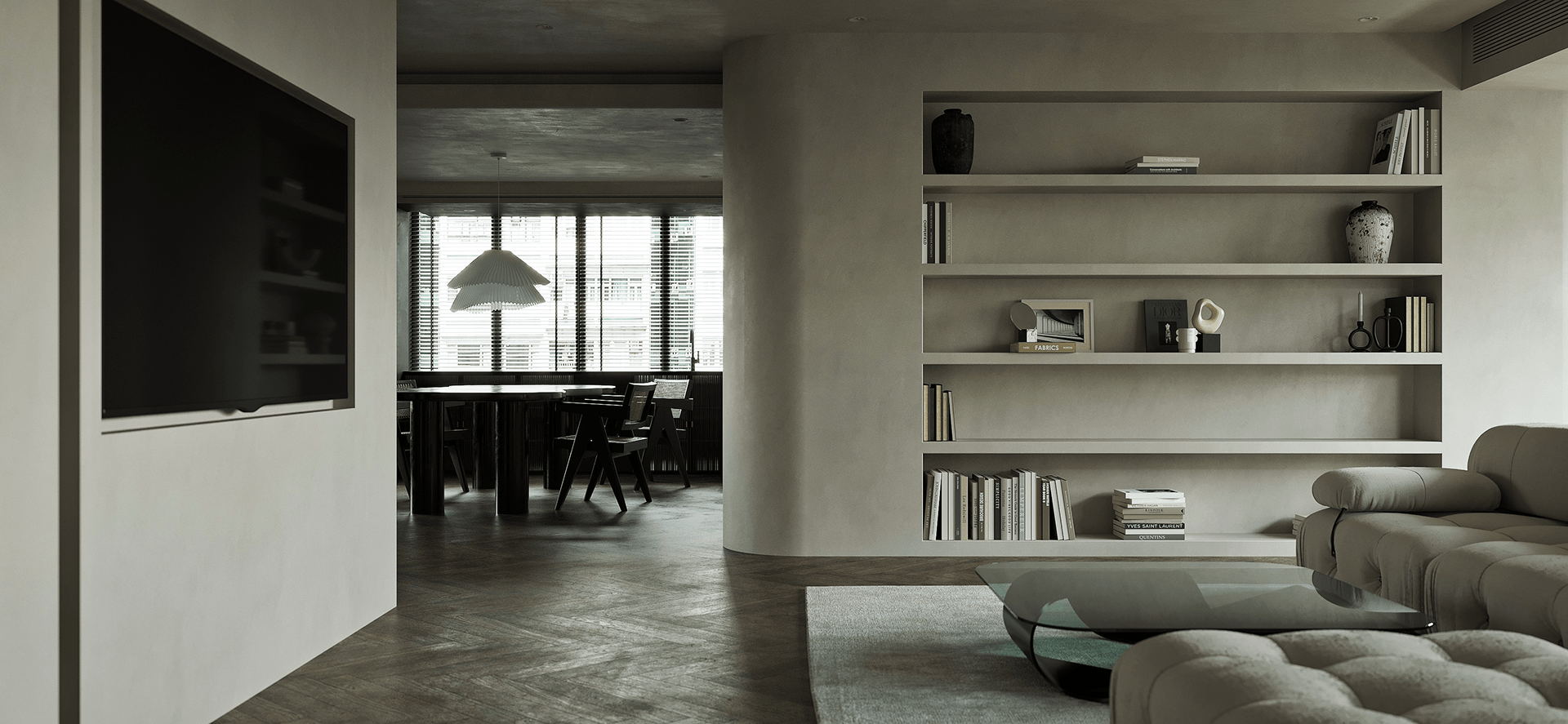 灰色系空间设计 这质感太棒了吧！-2