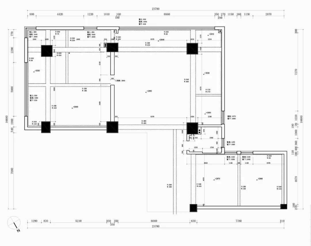 现代简约江景大厦,黑白灰缔造舒适生活-7