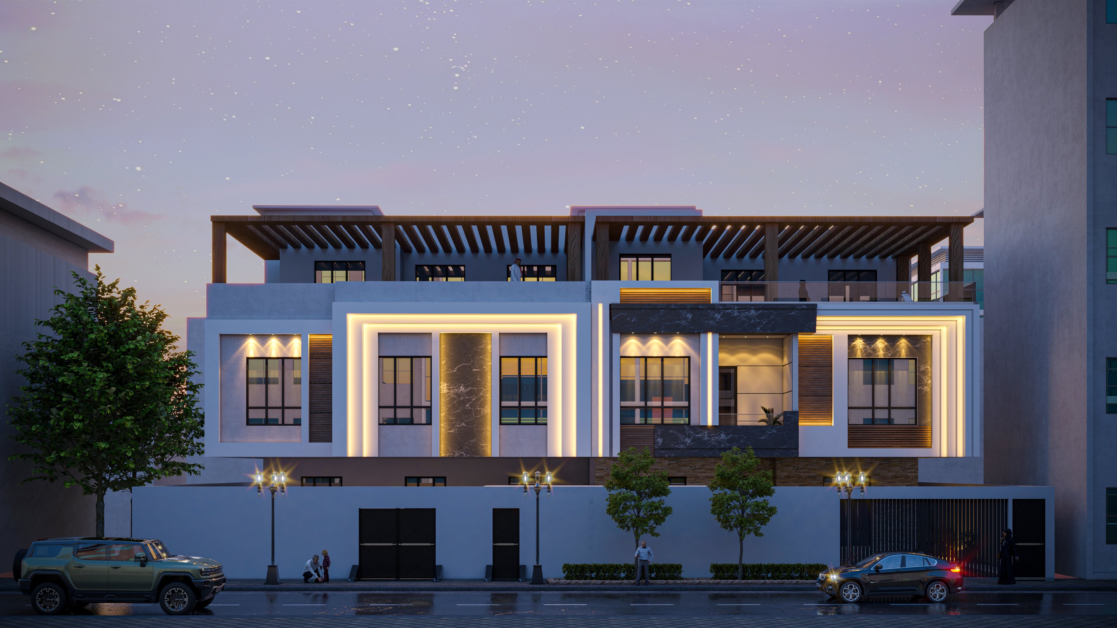 沙特阿拉伯别墅外观设计丨沙特阿拉伯吉达丨Ali Eddin Khaled-6