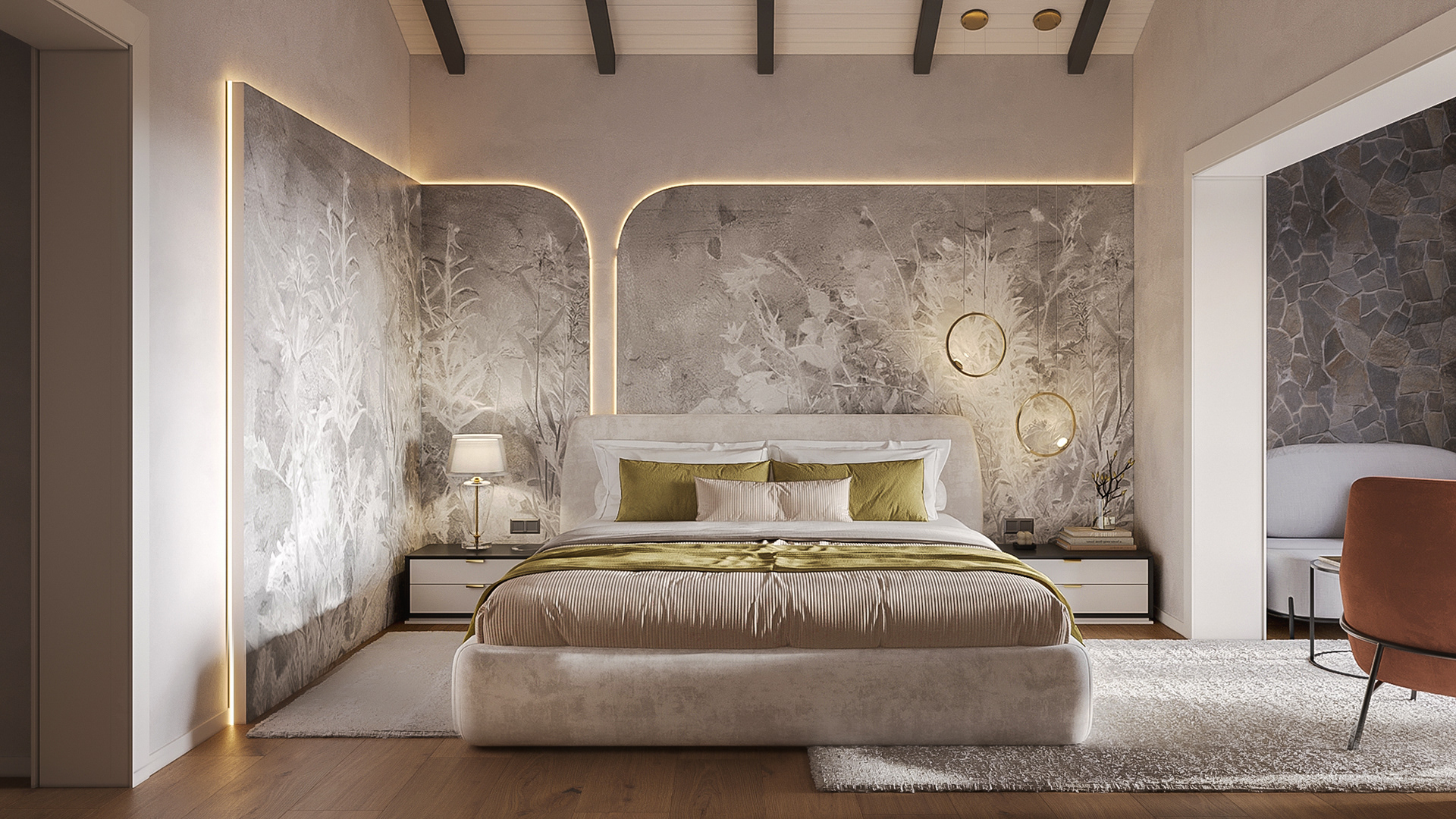 三层住宅室内外设计项目丨西班牙巴塞罗那-42