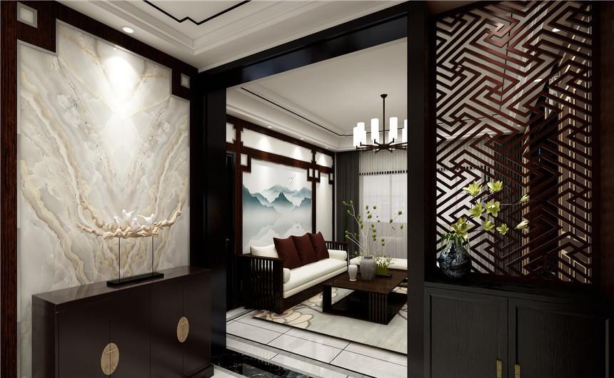 中车国际 138 平米新中式风格设计亮点解析-2