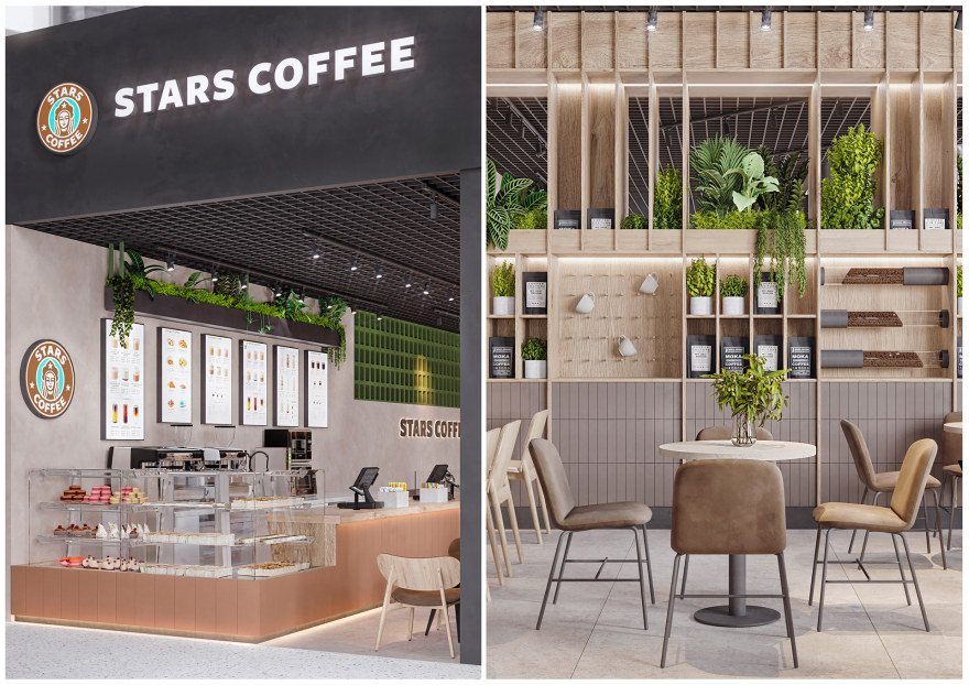 STARS COFFEE咖啡馆项目丨俄罗斯莫斯科丨Muravina Anna,Sazonova Elena-16