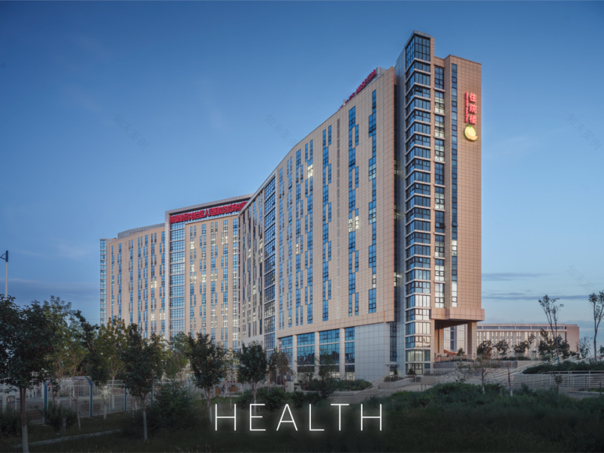 自治区人民医院克拉玛依医院(市中心医院)丨中国克拉玛依丨HKS建筑设计-0