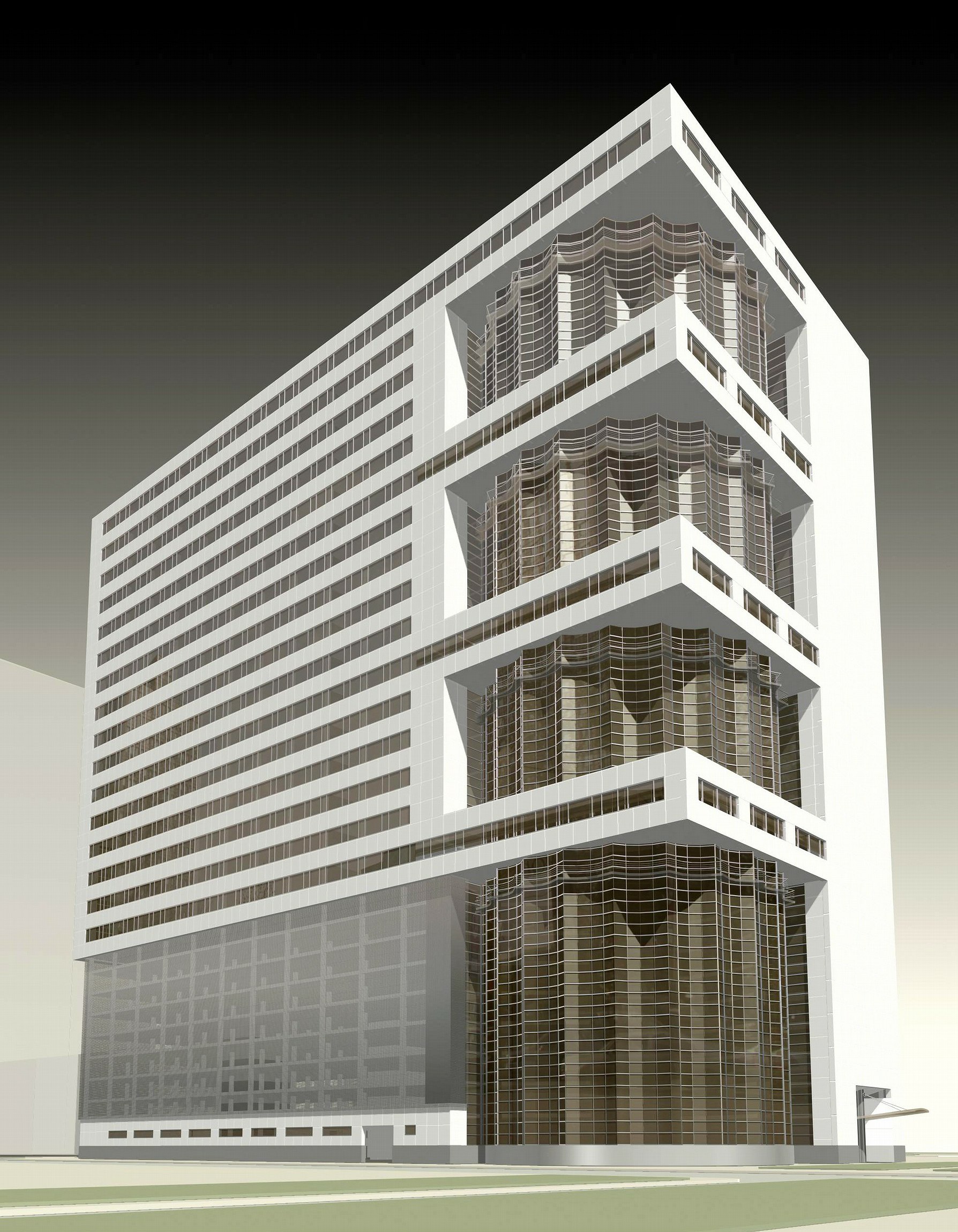 现代行政办公空间设计典范-1