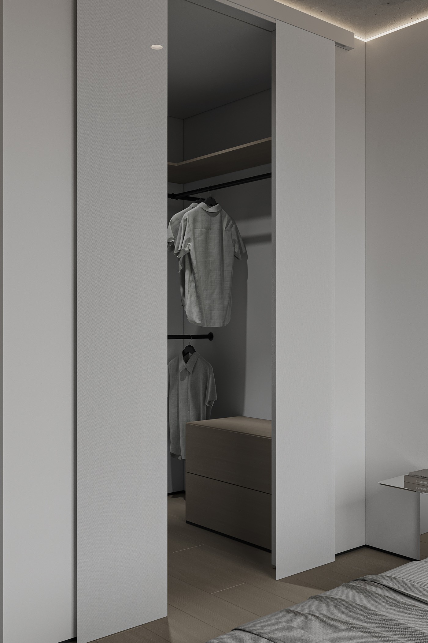 40平 灰色调 简约公寓设计！-10