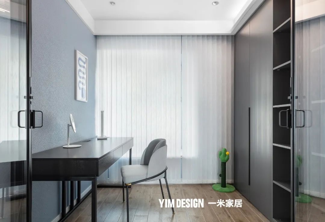 120㎡现代北欧婚房设计丨一米家居-43