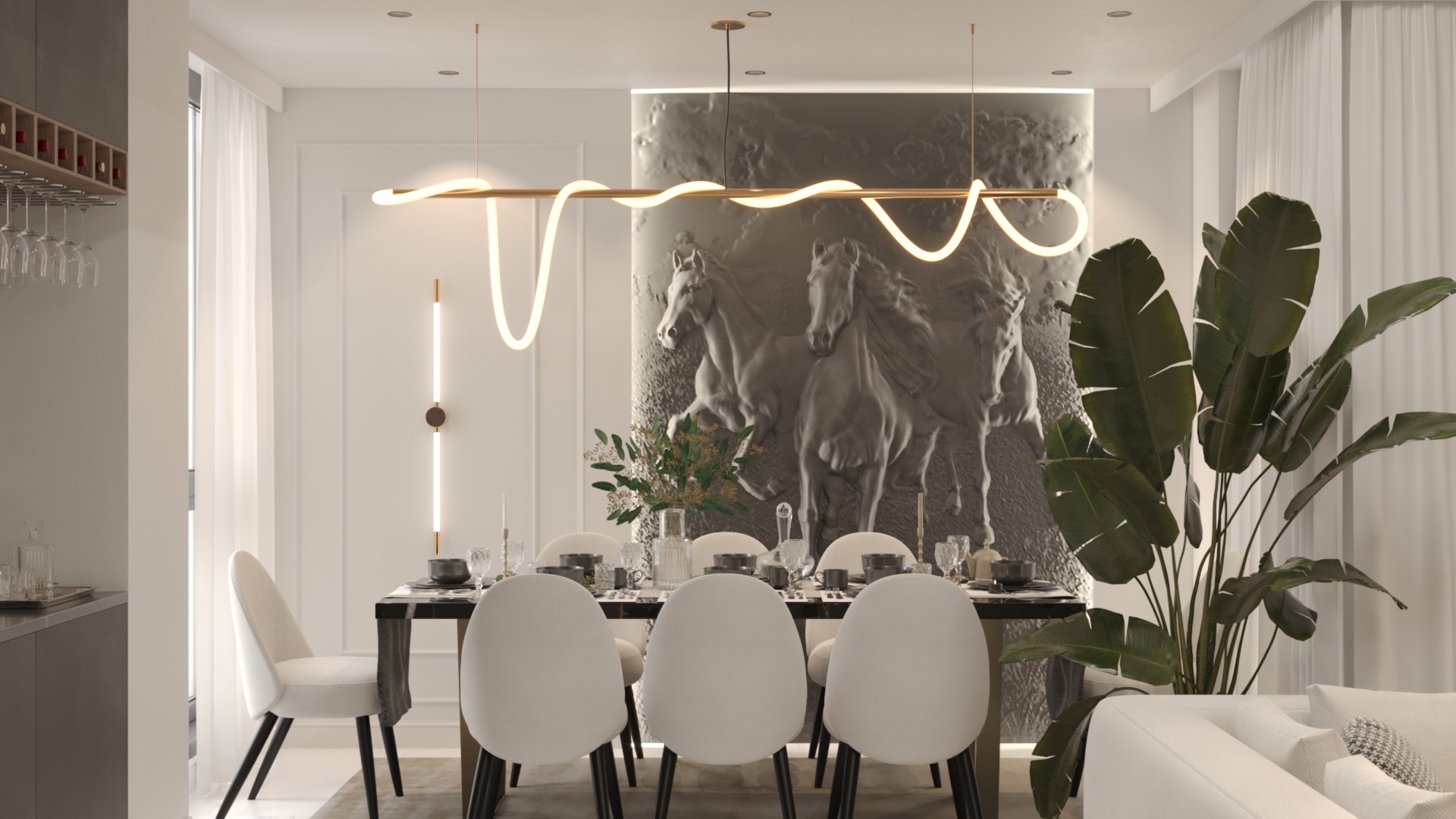 Elegance in Contrast | A Yerevan Residence-7