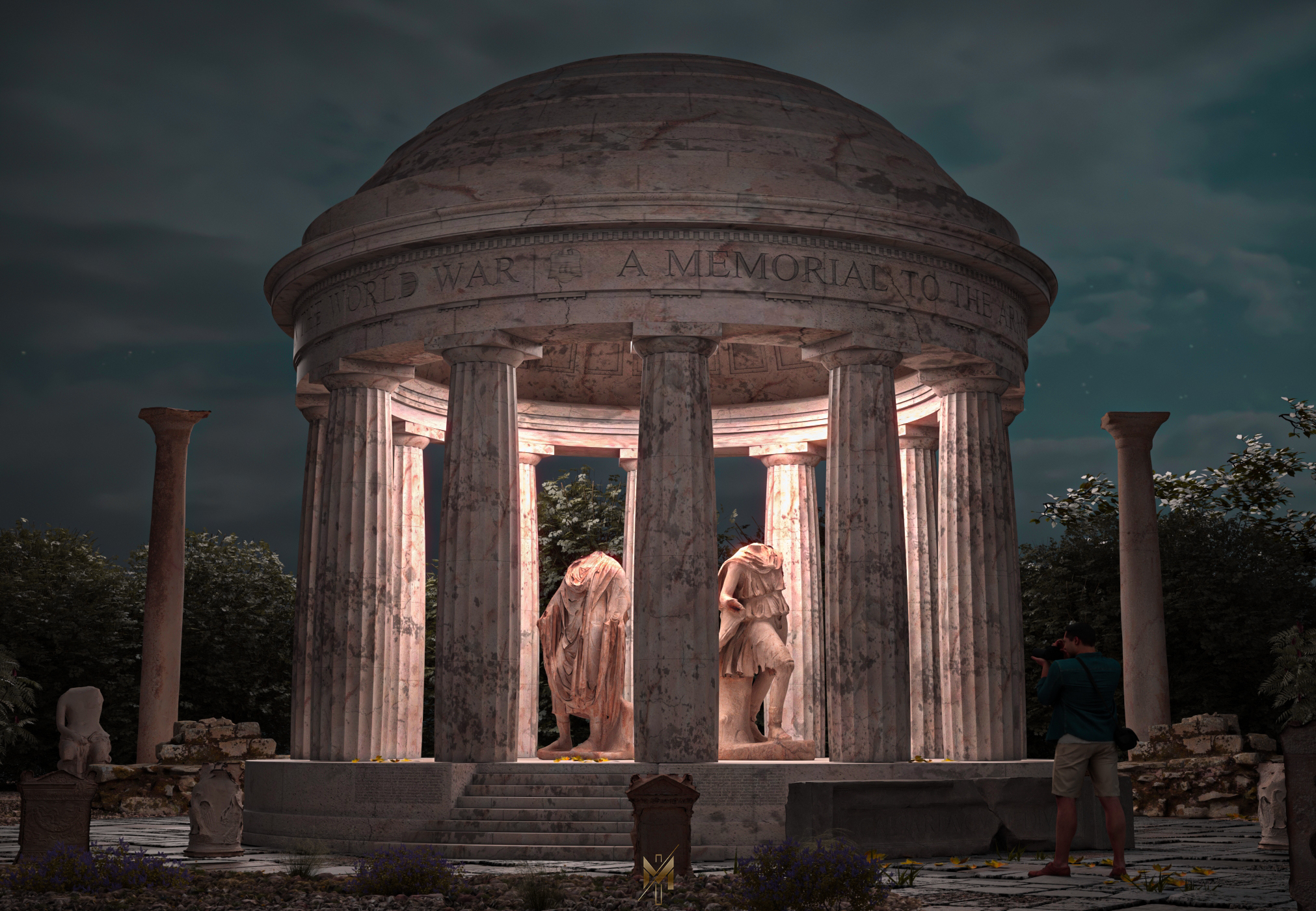 希腊建筑可视化-9