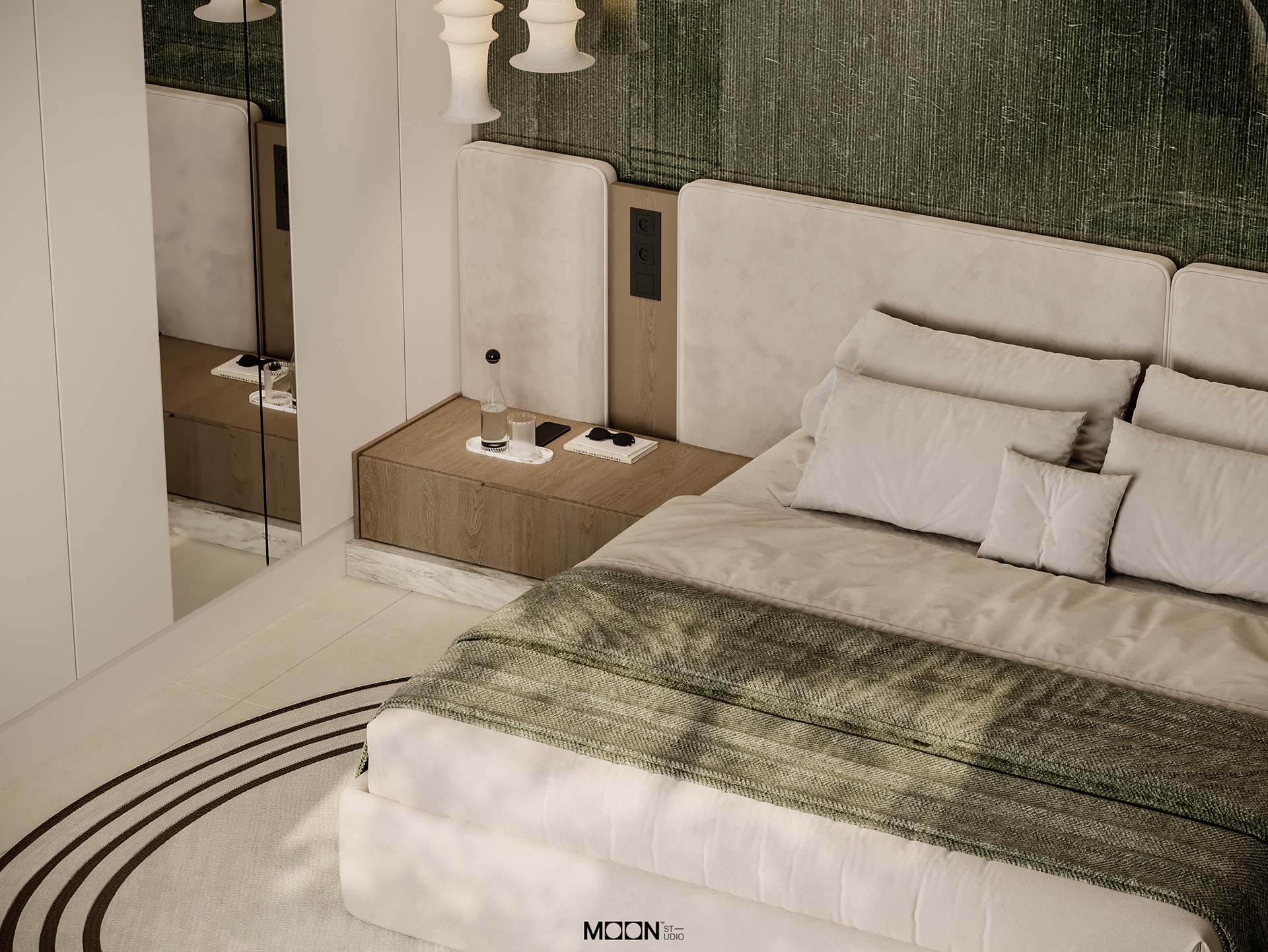 卧室设计

注：原文Desgin拼写有误，正确的拼写应该是Design  丨Moon Studio-5